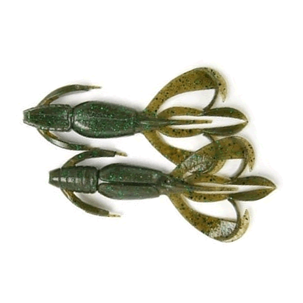 KEITECH Crazy Flapper 2" Length: 2" (51mm) (8 pcs/pack) #521 Yodogawa Craw