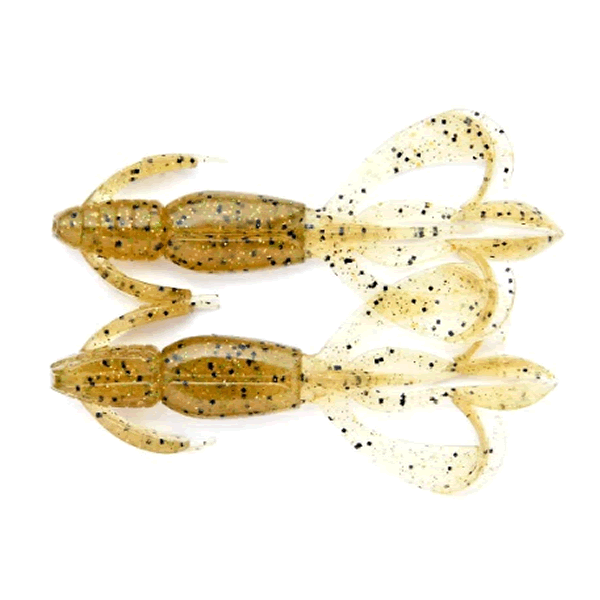 KEITECH Crazy Flapper 2" Length: 2" (51mm) (8 pcs/pack) #532 Ginger Shrimp