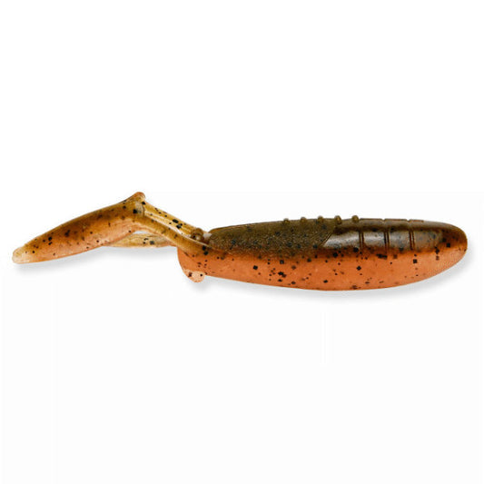 KEITECH GLIDE CAMARON 3.5" 9.5g (6 pcs/pack) #438 GREEN PUMPKIN FIRE