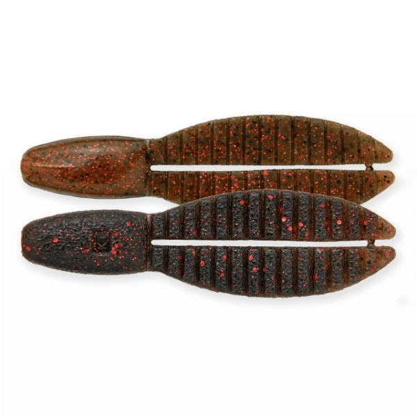 KEITECH Flex Chunk Small 2" Length: 2" (51mm) (8 pcs/pack) #533 Spawn Red Craw