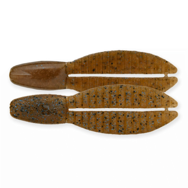 KEITECH Flex Chunk Small Medium 2.6" Length: 2.6" (66mm) (7 pcs/pack) #434 Blue Back Cinnamon