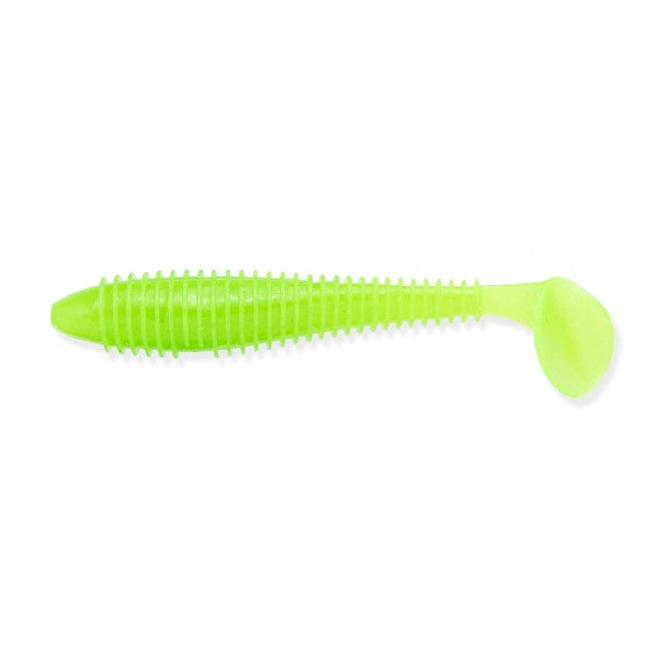KEITECH SWING IMPACT FAT 3.8" 8.5g (6 pcs/pack) #026 CLEAR CHART GLOW freshwater fishing lure