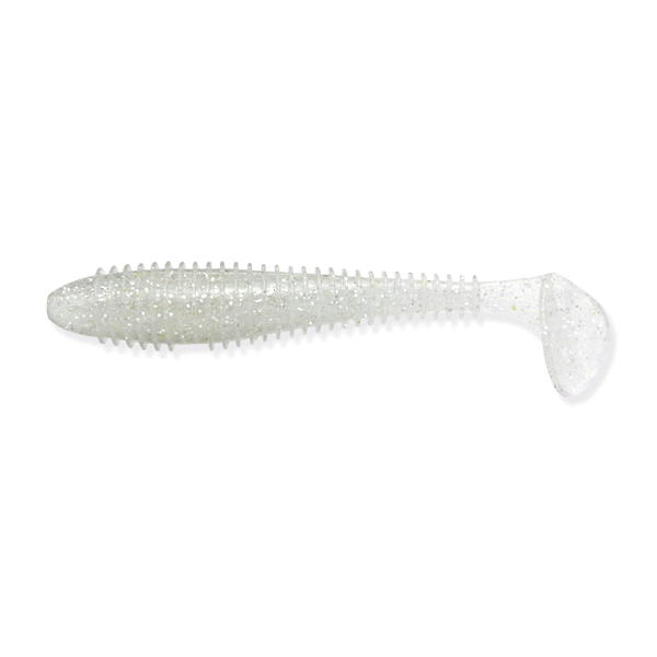 KEITECH SWING IMPACT FAT 4.3" 10.3g (6 pcs/pack) #370 CLEAR SILVER GLOW