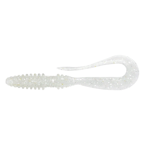 KEITECH Mad Wag Mini 2.5" Length: 2.5" (64mm) (12 pcs/pack) #370 Clear Silver Glow