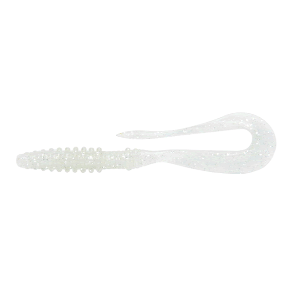 KEITECH Mad Wag Slim 4.5" Length: 4.5" (114mm) (9 pcs/pack) #370 Clear Silver Glow