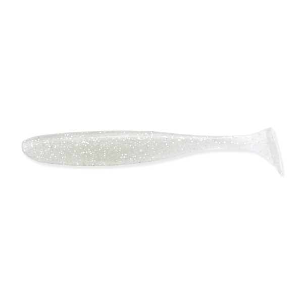 KEITECH Easy Shiner 3.5" Length: 3.5" (89mm) (7 pcs/pack) #370 Clear Silver Glow