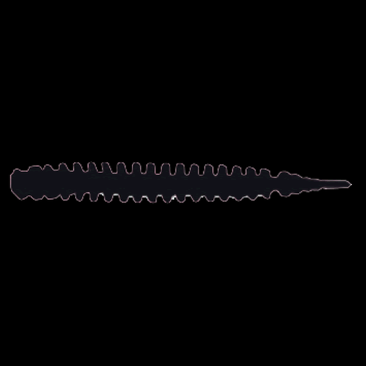 Crazy Ocean UMIKEMUSHI Jr HF 45mm : 1.8" HF(8 pcs/pack) #104 SILHOUETTE BLACK