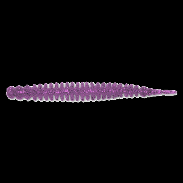 Crazy Ocean UMIKEMUSHI HF 64mm : 2.5" HF(8 pcs/pack) #109 CLEAR PURPLE RAME/UV saltwater fishing lure