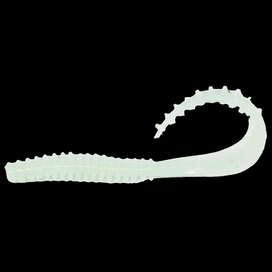 Crazy Ocean UMIKEMUSHI CURLY 2.8" (6 pcs/pack) #1 GLOW WHITE