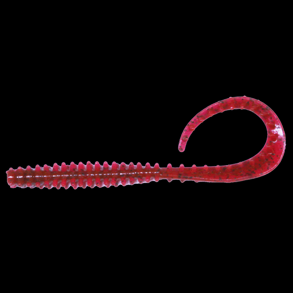 Crazy Ocean UMIKEMUSHI CURLY HF 2.8" (6 pcs/pack) #102 AKA BACHI saltwater fishing lure