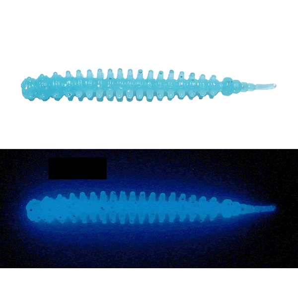Crazy Ocean UMIKEMUSHI Jr 45mm : 1.8" (8 pcs/pack) #18 CREAM SODA BL GLOW saltwater fishing lure