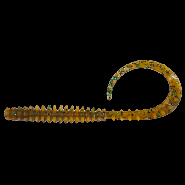 Crazy Ocean UMIKEMUSHI CURLY HF 2.8 (6 pcs/pack) #110 CHA BACHI saltwater fishing lure