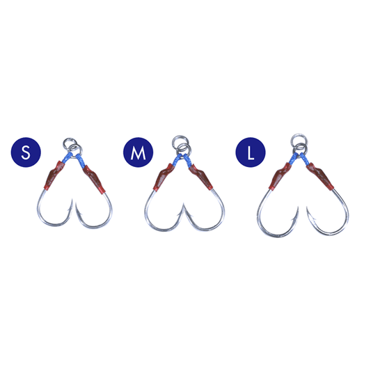 Crazy Ocean SMALL JIG POWER ASSIST L : 8mm (2 pcs/pack) - Britannic Trade
