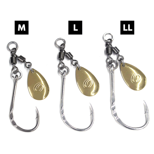Crazy Ocean FLASH ASSIST EX BLADE LL (2 pcs/pack) GOLD fishing terminal tackle