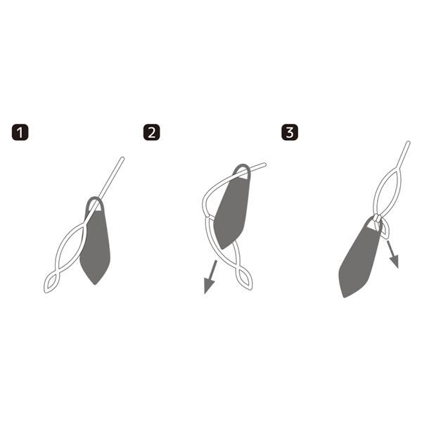 Crazy Ocean BACHIKON KAHEN LEADER #4 : 50cm (2 sets/pack) fishing terminal tackle — photo 2