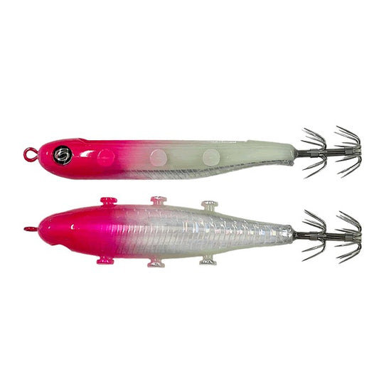 Crazy Ocean BIND UPPER V - L 9cm : 9g #01 PINK HEAD / GLOW