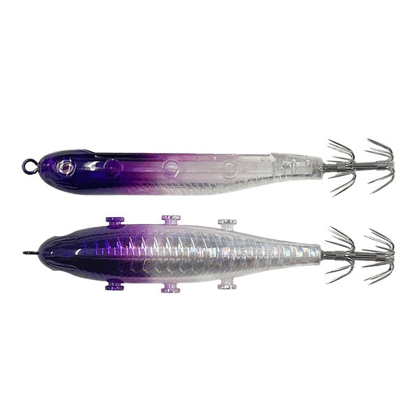 Crazy Ocean BIND UPPER V - L 9cm : 9g #02 PURPLE HEAD / KEIMURA