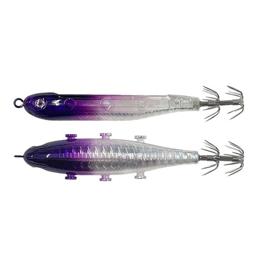 Crazy Ocean BIND UPPER V - L 9cm : 9g #02 PURPLE HEAD / KEIMURA