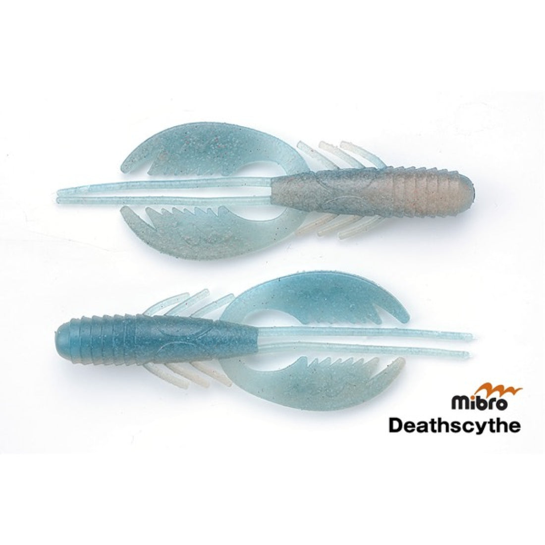 mibro DEATHSCYTHE 4" (7 pcs/pack) #14 BLUE SHRIMP freshwater fishing lure