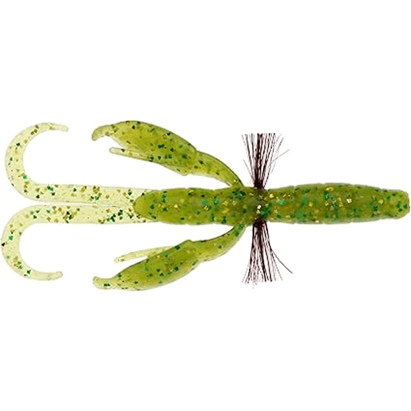 Bait Breath BYS CRAW 4.5" (6 pcs/pack) #200B CHARTREUSE freshwater fishing lure