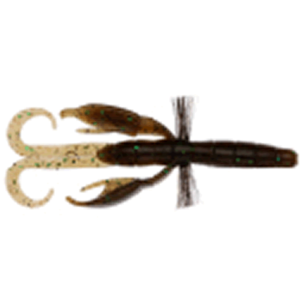 Bait Breath BYS CRAW 4.5" (6 pcs/pack) #138B GREEN PUMPKIN / G