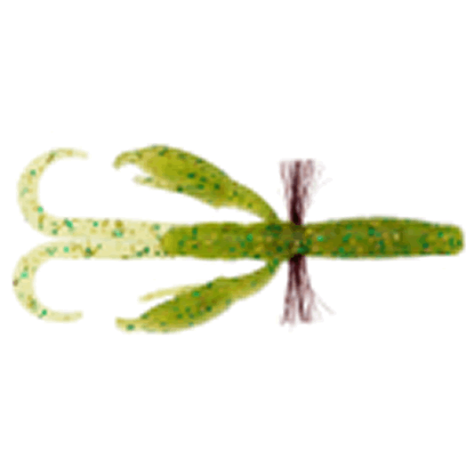 Bait Breath BYS CRAW 3.5" (7 pcs/pack) #200B CHARTREUSE