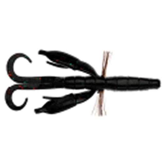 Bait Breath BYS CRAW 4.5" (6 pcs/pack) #154B BK / GREEN RED