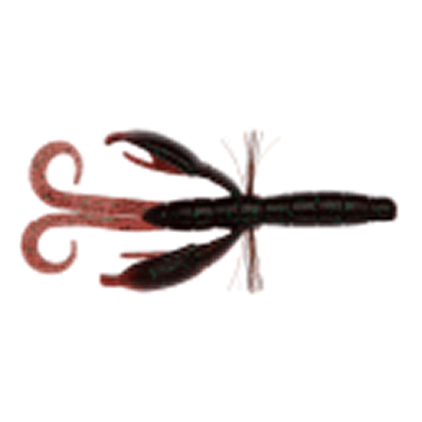 Bait Breath BYS CRAW 4.5" (6 pcs/pack) #156B JUNE BUG / GREEN freshwater fishing lure