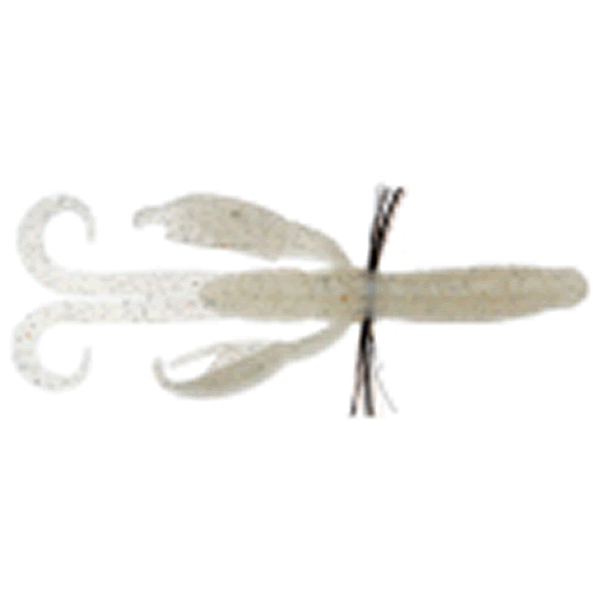 Bait Breath BYS CRAW 4.5" (6 pcs/pack) #157B WHITE PEARL freshwater fishing lure
