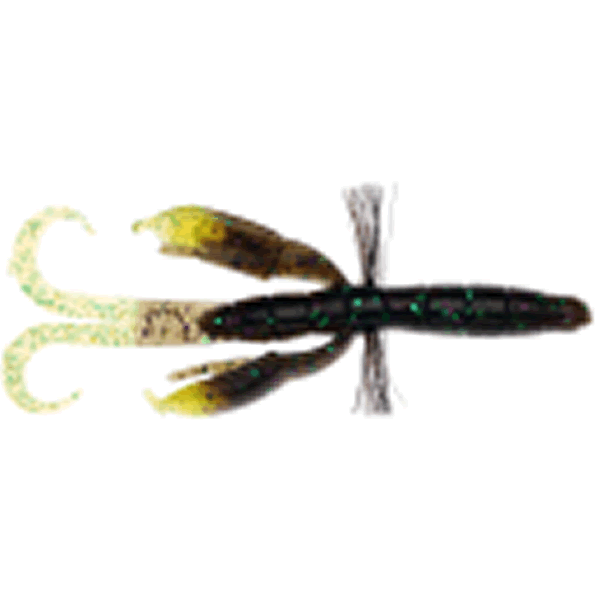 Bait Breath BYS CRAW TWOTONE 3.5" (7 pcs/pack) #B33 GP CANDY / CHART freshwater fishing lure