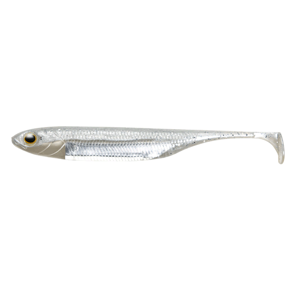 Fish Arrow FLASH-J 4" SW (5 pcs/pack) #100 SIRASU/SILVER