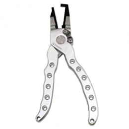 KAHARA SUPER HEAVY-DUTY ALUMINUM PLIERS PLUS 7" 7 inch SILVER fishing accessory