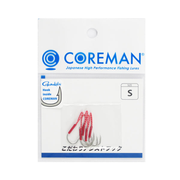 COREMAN COREMAN KODAWARI ASSIST HOOK S (5 pcs/pack) SILVER fishing terminal tackle