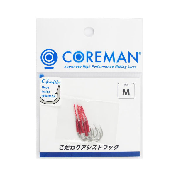 COREMAN COREMAN KODAWARI ASSIST HOOK M (5 pcs/pack) SILVER fishing terminal tackle