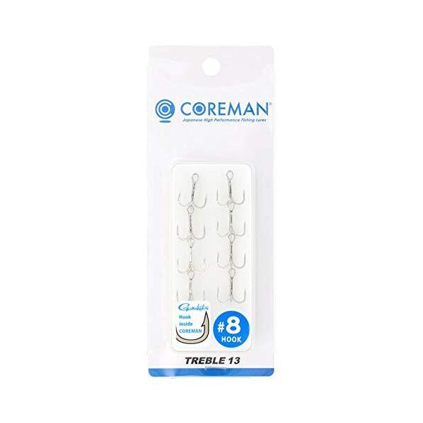 COREMAN COREMAN TREBLE 13 #8 (8 pcs/pack) fishing terminal tackle