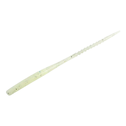 reins AJI CARO SWAMP 3" 72mm (12 pcs/pack) 103 GLOW WHITE SILVER