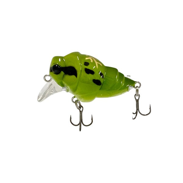 D-3 CUSTOM LURES FUKUZEMI SHALLOW 39mm : 6.3g FLOATING #9 KAERU freshwater fishing lure