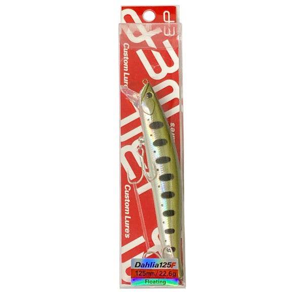 D-3 CUSTOM LURES DAHLIA 125F 125mm : 22.6g FLOATING #9 SK - Britannic Trade