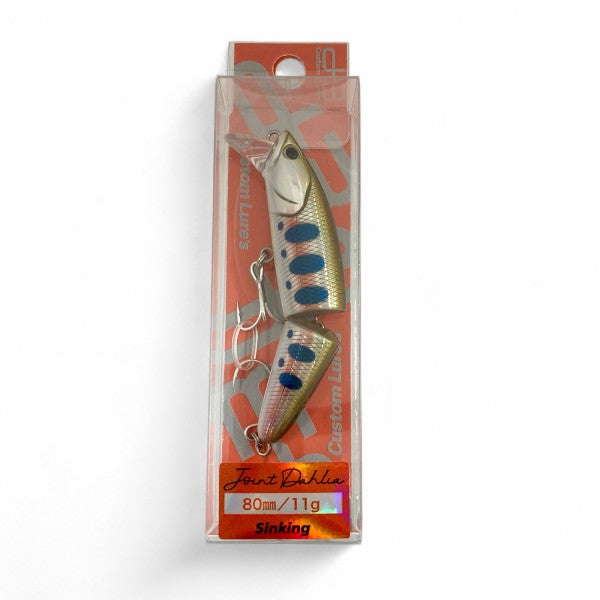 D-3 CUSTOM LURES JOINT DAHLIA 80S 80mm : 11g SINKING #01YA freshwater fishing lure — photo 2