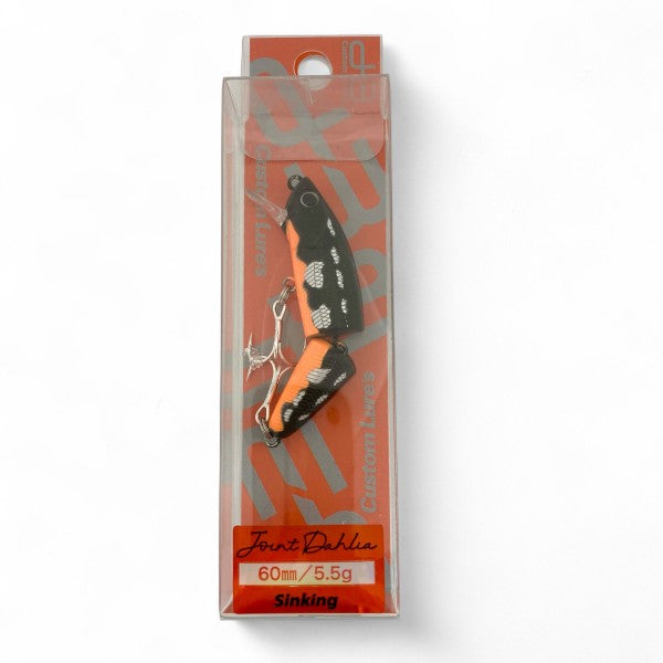 D-3 CUSTOM LURES JOINT DAHLIA 60S 60mm : 5.5g SINKING #07 BKDJ freshwater fishing lure — photo 2