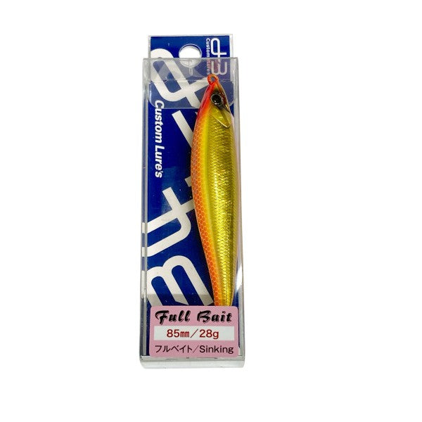 D-3 CUSTOM LURES FULL BAIT 85mm : 28g SINKING #F7 HOR freshwater fishing lure — photo 2