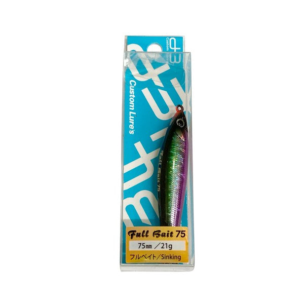 D-3 CUSTOM LURES FULL BAIT 75 75mm : 21g SINKING #F10 STE freshwater fishing lure — photo 2