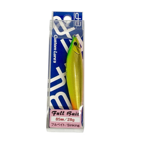 D-3 CUSTOM LURES FULL BAIT 85mm : 28g SINKING #F15 CPG freshwater fishing lure — photo 2