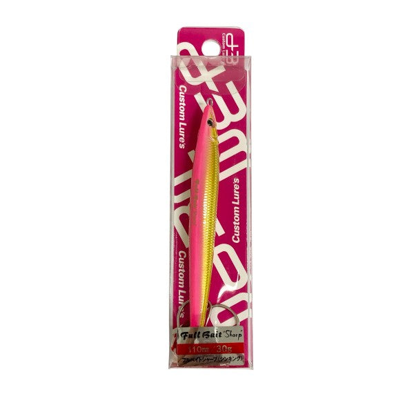 D-3 CUSTOM LURES FULL BAIT SHARP 110mm : 30g SINKING #12 PGP freshwater fishing lure — photo 2