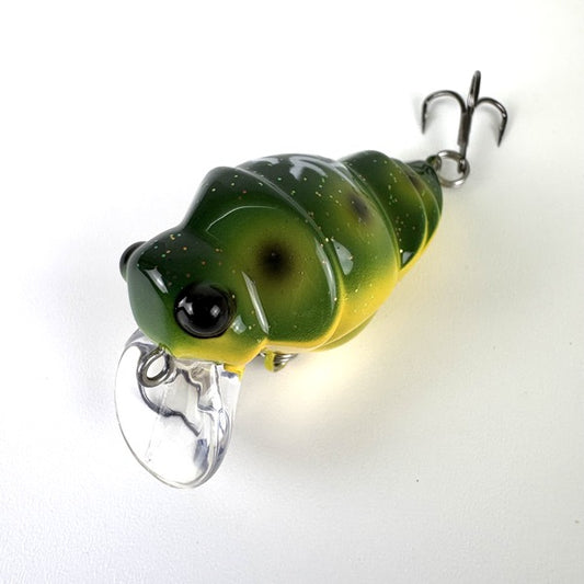 D-3 CUSTOM LURES FUKUSEMI SHALLOW 39mm : 6.3g FLOATING #IB-1 OLD FROG