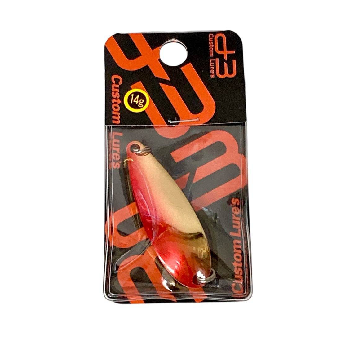 D-3 CUSTOM LURES CUSTOM SPOON 7g #01 RG freshwater fishing lure — photo 3