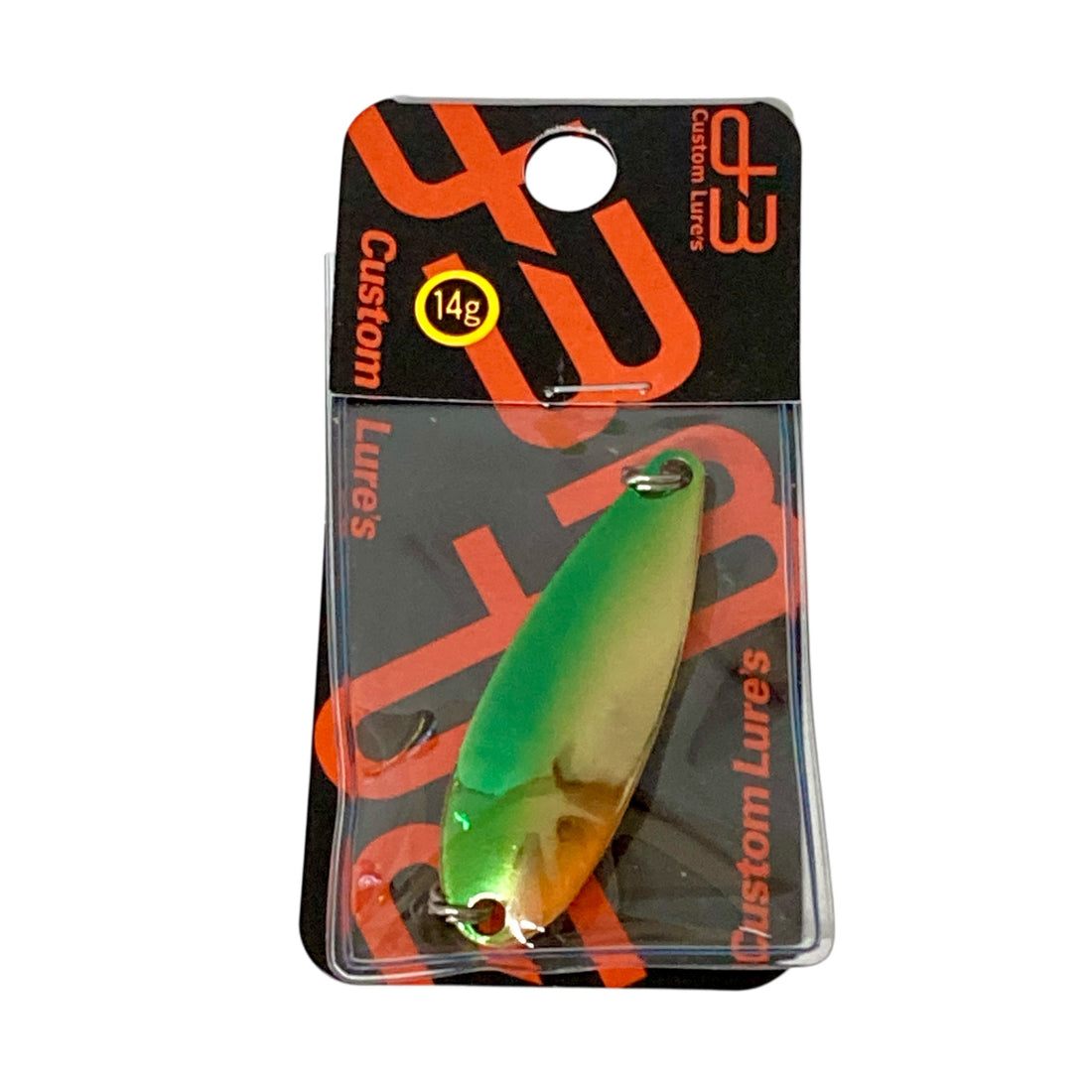 D-3 CUSTOM LURES CUSTOM SPOON 5g #02 GGOR freshwater fishing lure — photo 3