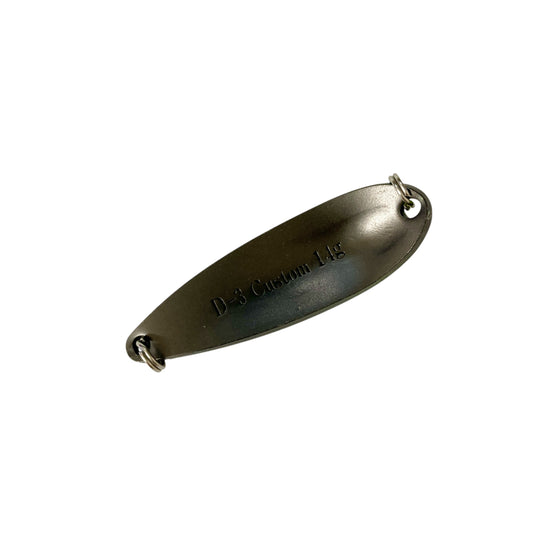 D-3 CUSTOM LURES CUSTOM SPOON 7g #10 WBK
