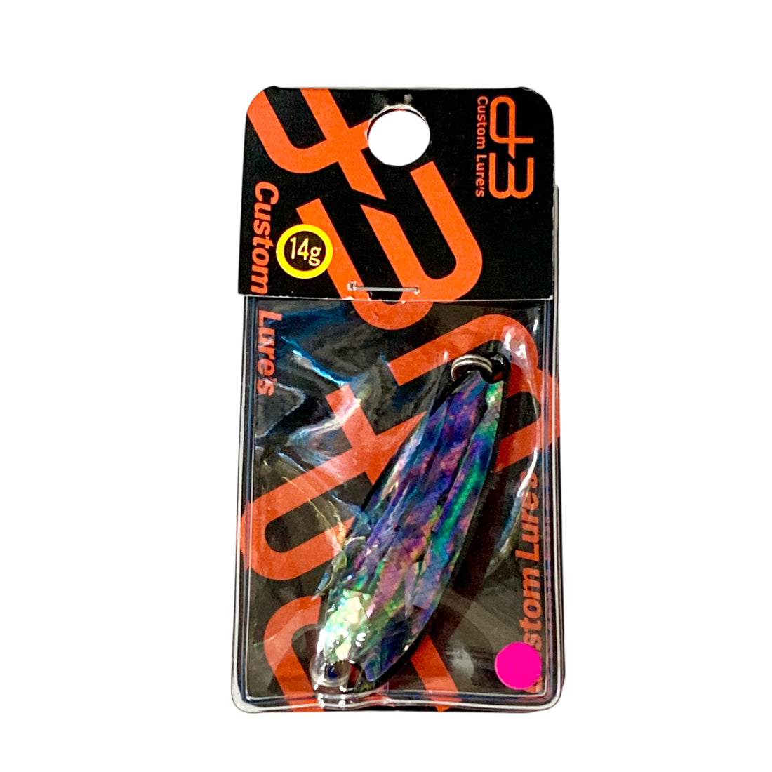 D-3 CUSTOM LURES CUSTOM SPOON 14g #S3 PKS freshwater fishing lure — photo 3