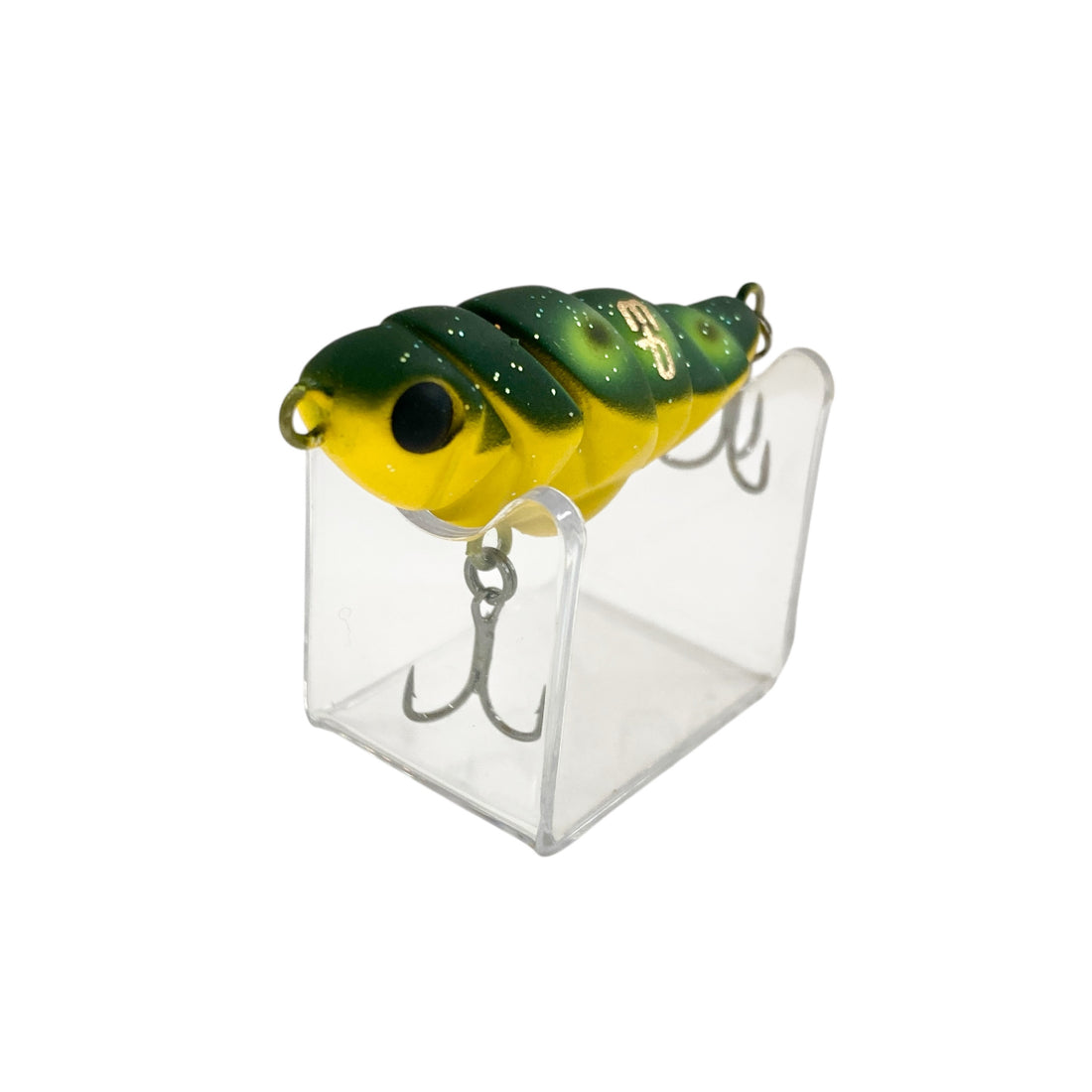 D-3 CUSTOM LURES BATTA EBISEN mp 40mm : 2.5g Floating #09 FROG freshwater fishing lure — photo 2